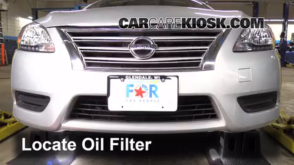 Oil & Filter Change Nissan Sentra (2013-2019) - 2013 Nissan Sentra SV 1